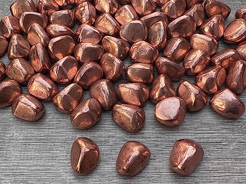 Image of GAF TREASURES 1 /2 LB Copper Tumbled Stones, Polished Natural Copper Gemstone, Copper Healing Crystals (Copper)