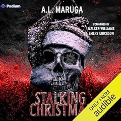 Stalking Christmas Audiolibro Por A.L. Maruga arte de portada