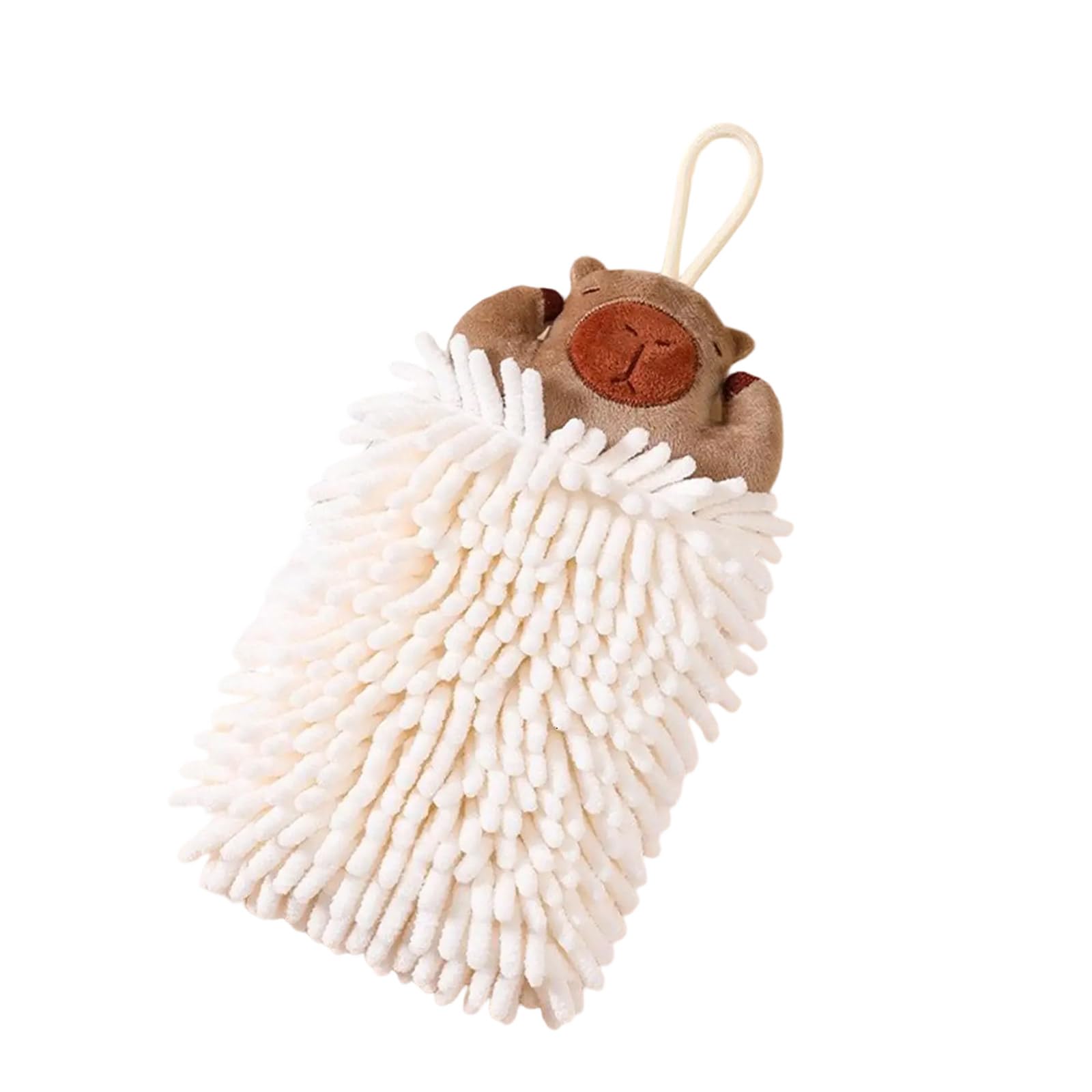 Jazuaiao Chenilles Hand Towel Wipe Balls Quick Drying Absorbent Microfiber Handball with Hanging Loopes for Kitchen Bathroom Chenilles Hand Towels