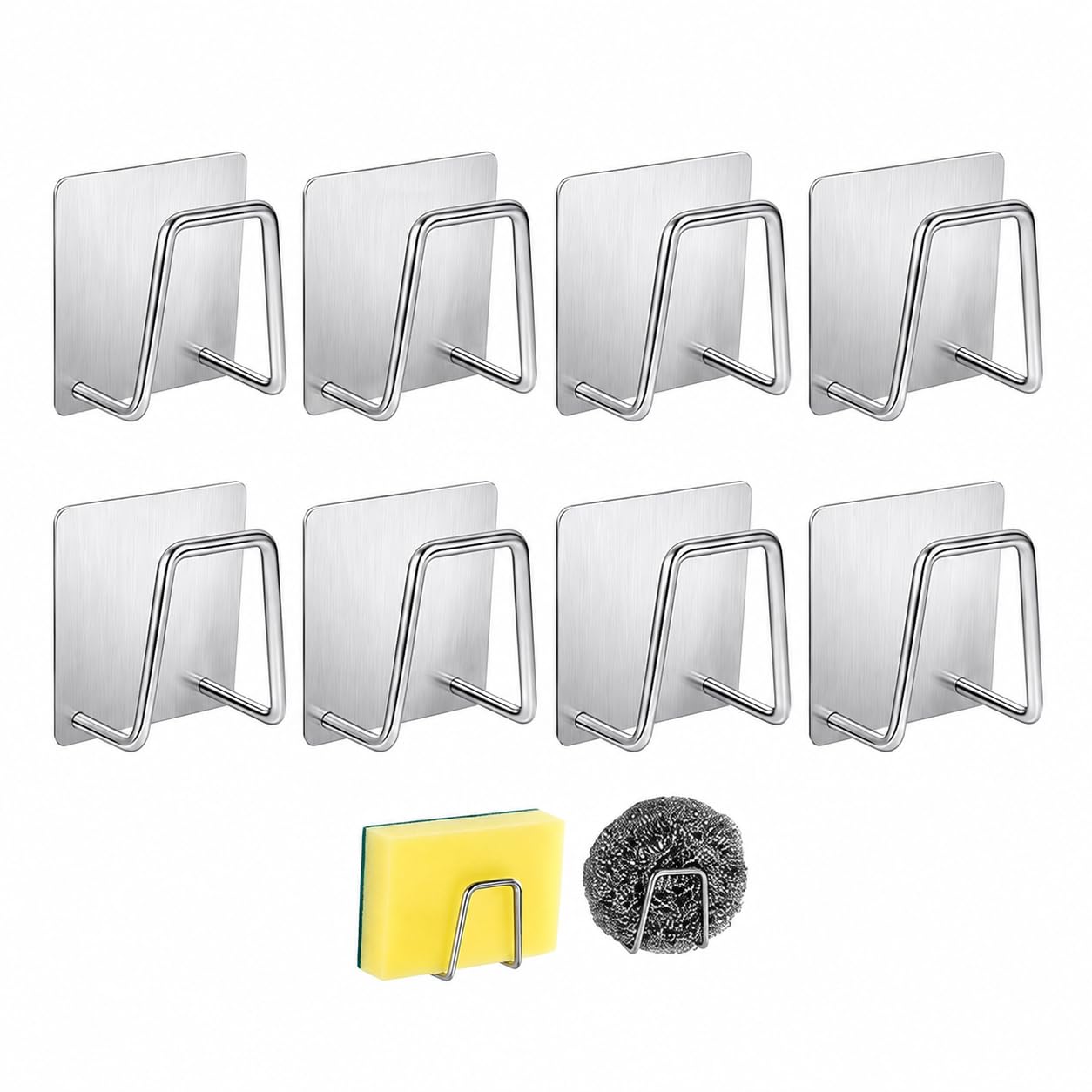Zapsol Stainless Steel Sponge Holder for Kitchen Sink, Pack of 6 — Amazon image 9
