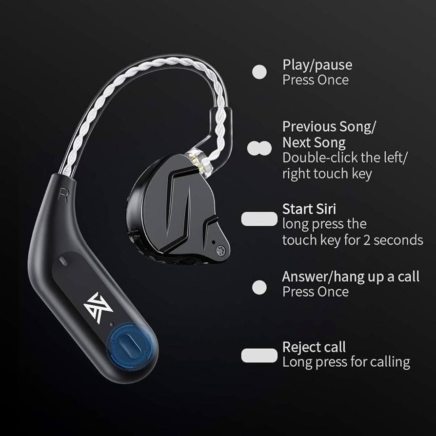 Amazon.com: KZ AZ09 Bluetooth 5.2 IPV5 Waterproof Noise Reduction