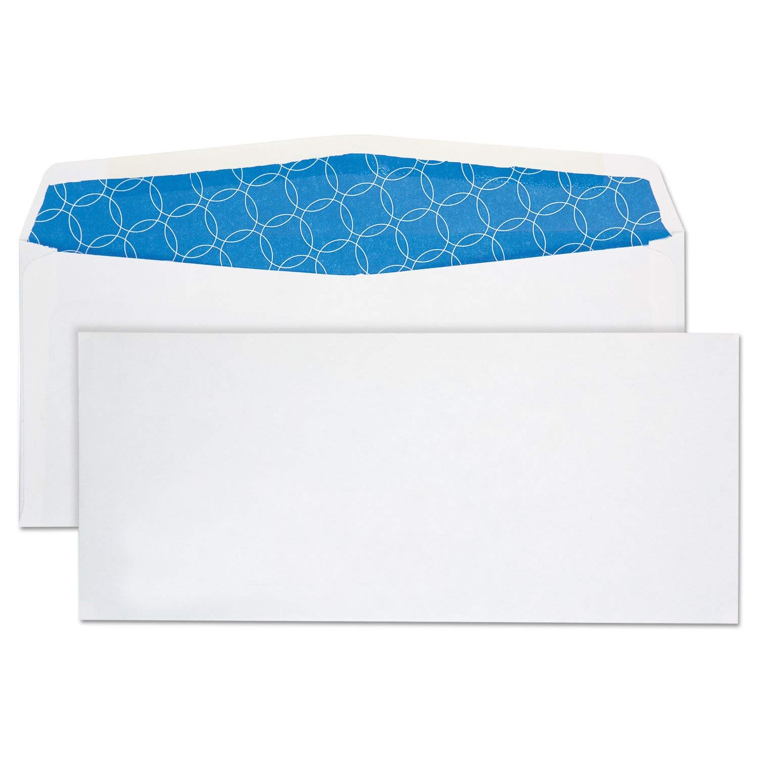 Quality ParkRedi-Strip Security Tint #10 Envelopes, 4 1/8" x 9 1/2", White, 500/Box (QUA90019)