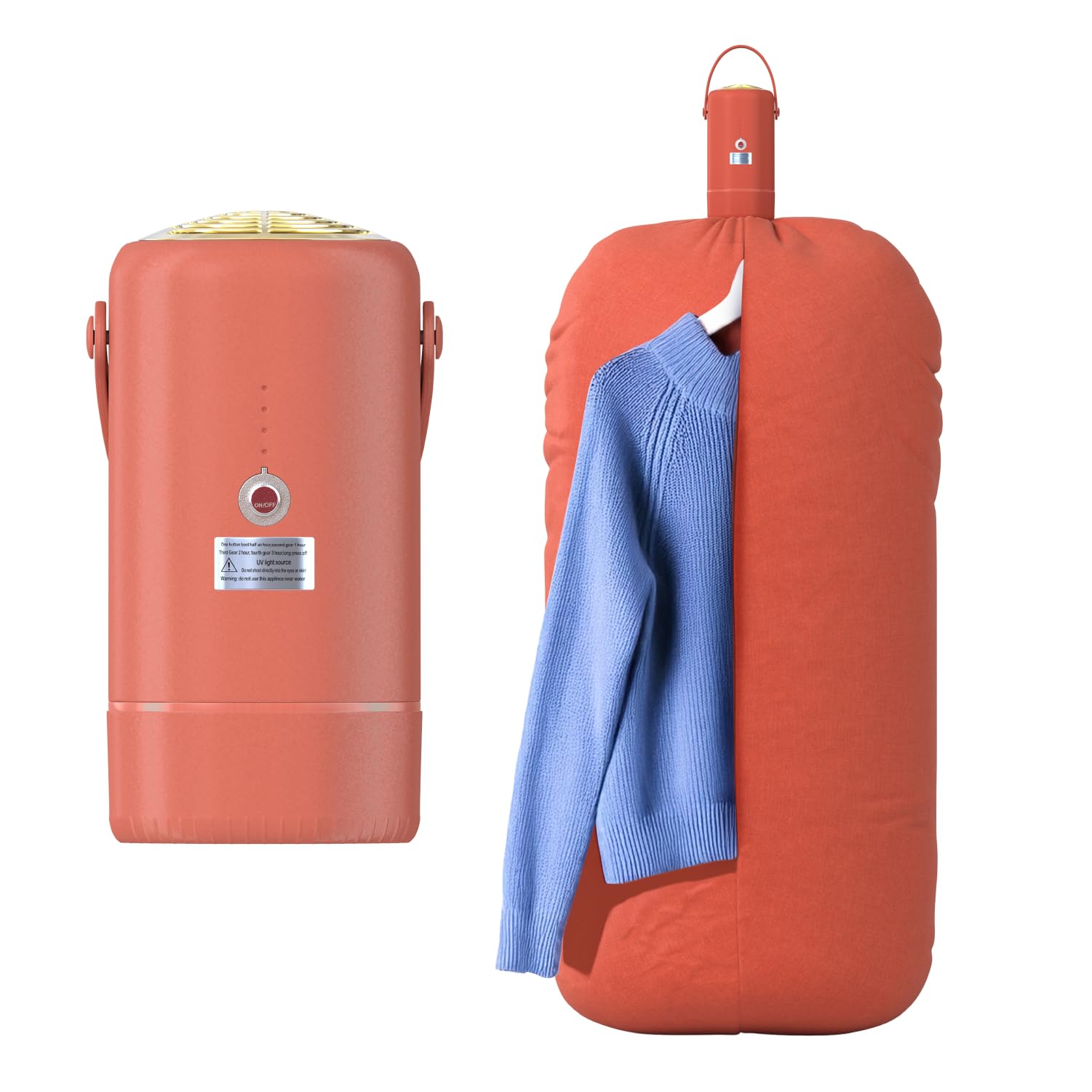 Lifelong Portable Clothes Dryer 400W | UV Sterilization | Quick Drying for Clothes, Shoes, Socks, Baby Items| Foldable & Compact Design | Detachable Drying Tube |Travel-Friendly Electric Garment Dryer-image-4