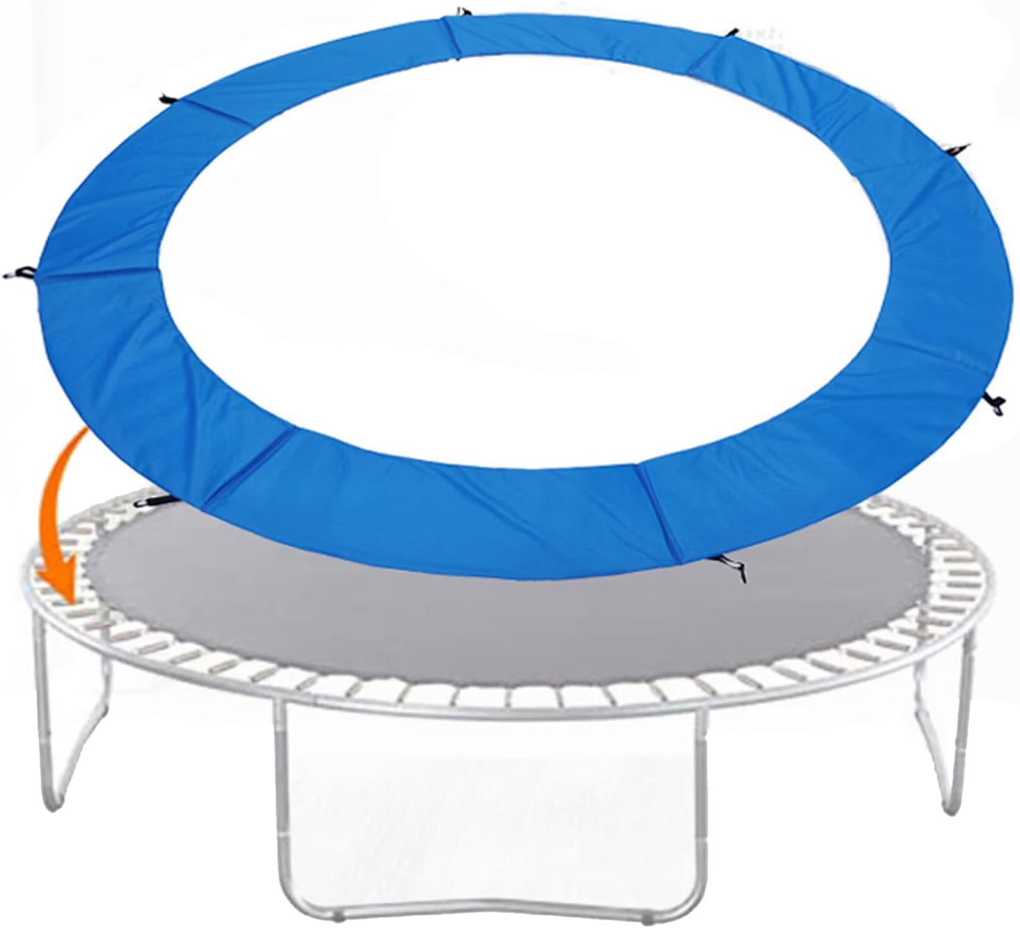 Round Trampoline Spring Replacement Pad Trampoline Surround Safety Protection Cover Waterproof Anti-Collision
