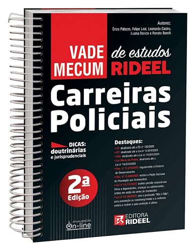 Vade Mecum de Estudos Rideel: Carreiras Policiais - 2ª Edição (2024)