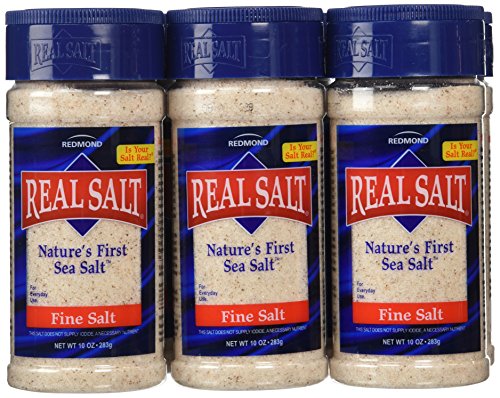 REAL SALT Sal de mar real 60 onzas pack de 6 miniatura 1