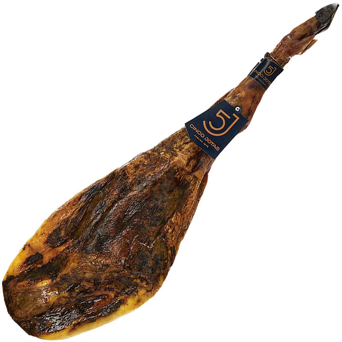 Jamón 5 jotas de 7 kgs de peso Ibérico 100% Bellota 5J Jamon
