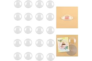 Briartw 20 PCS Shaker Domes for Crafts