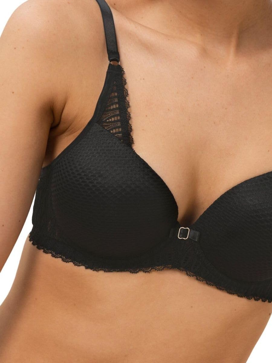 Triumph Damen BH Aura Spotlight WHP, mit Bügel, Gepolstert, Verstellbare Träger, 85B, Schwarz