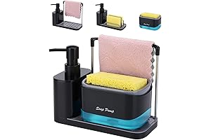 Kitchen Dish and Hand Soap Dispenser Set: Organization with Style and Convenience