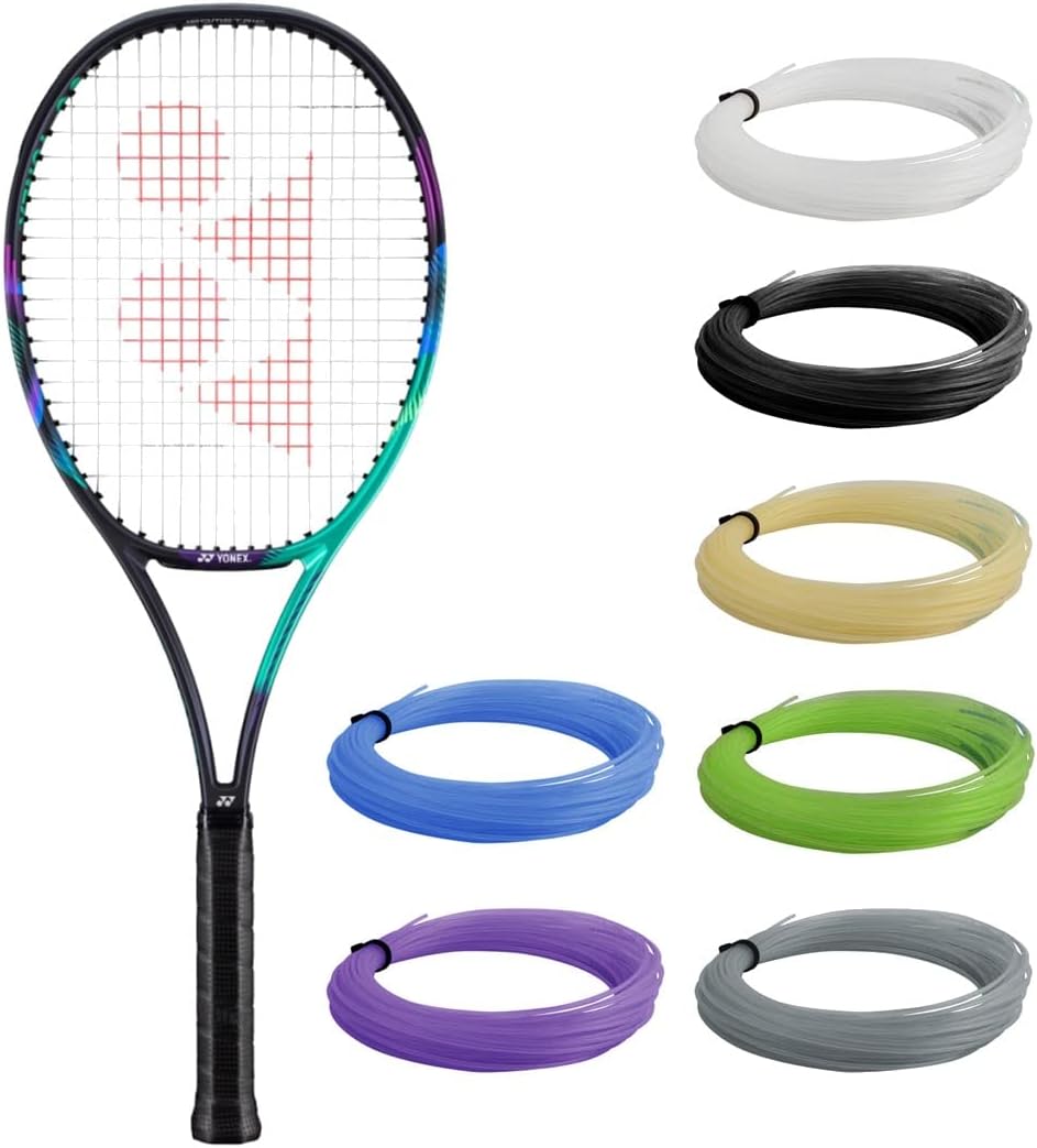 Yonex VCORE PRO 97 (310g) Green/Purple Tennis Racquet, Strung - Ready for The Court in Your Choice of String Color - 3rd Gen for Increased Power Potential & Stability