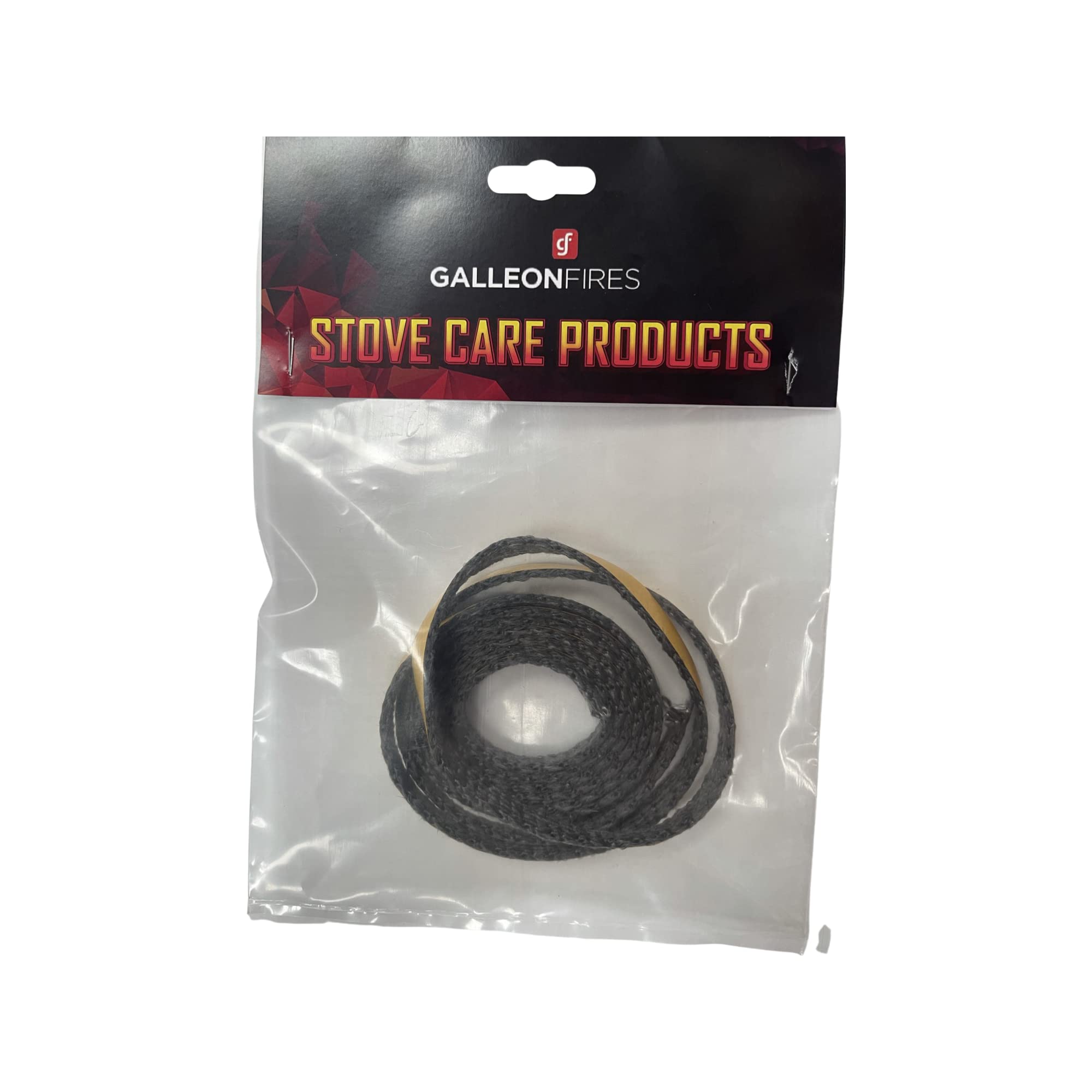 Thermal Tape,Flat Stove Rope with Self Adhesive/Black Glass Seal Stove Fire Rope 10mm Wide Black Thermal Self Adhesive Tape for Stove Glass - 10mm x 2mm x 2 Metres