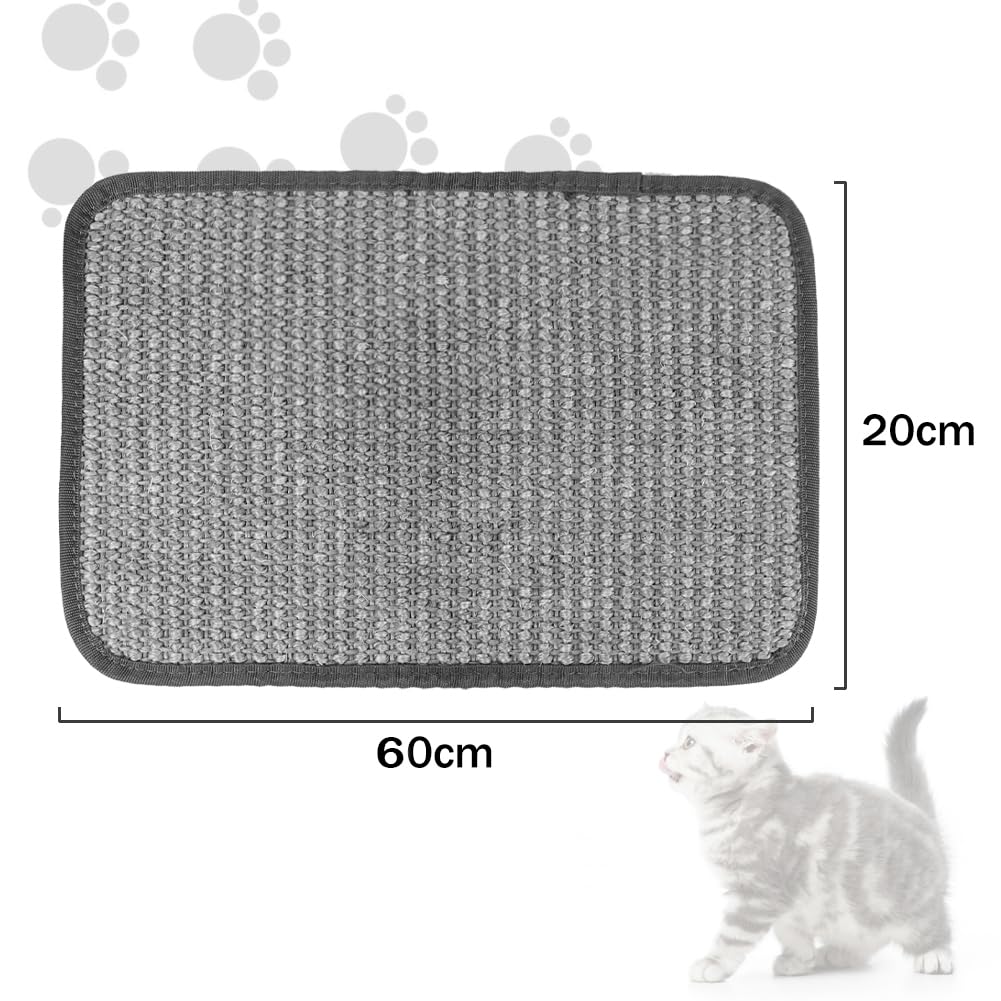 Cat Scratching Mat Pad Furniture Protector Anti-Scratch Sofa Scratcher Board Bed Shield Couch Guard Sisal for Grinding Claw Rug Cover - Image 2