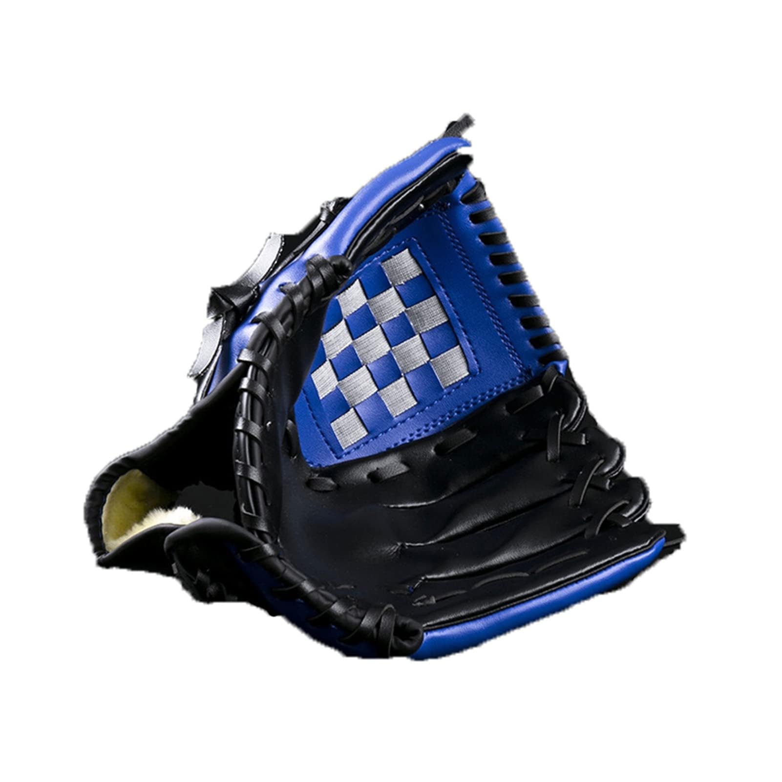 Generic Baseball Glove,Sports Batting Gloves,Throw Catching Softball Glove 9.5""/10.5""/11.5""/12.5"" Baseball PU Leather Left Hand Catcher's Mitt for Youth Kids Adult (Blue, 12.5"")