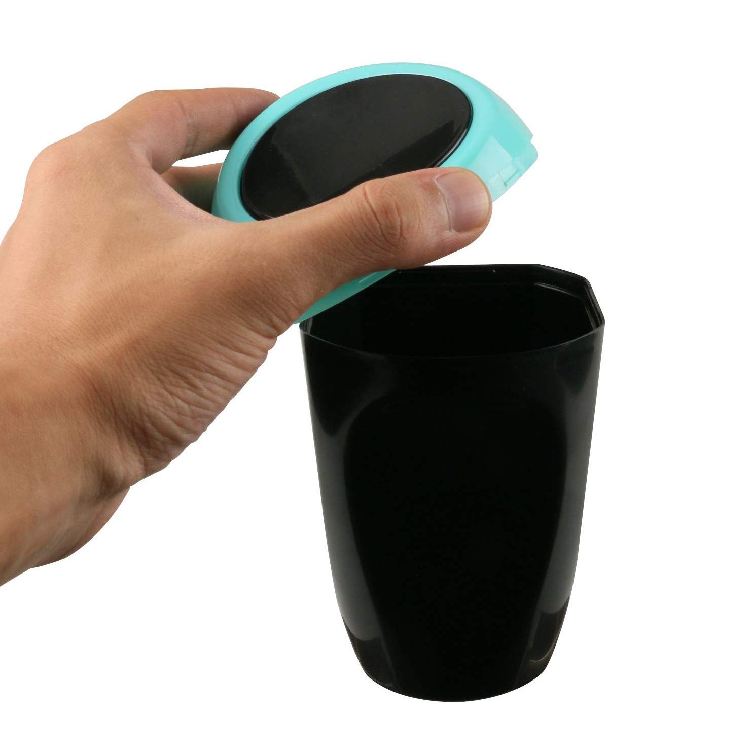 Auto Mülleimer Mit Deckel - 400ml Mini Abfalleimer Für Auto & Büro