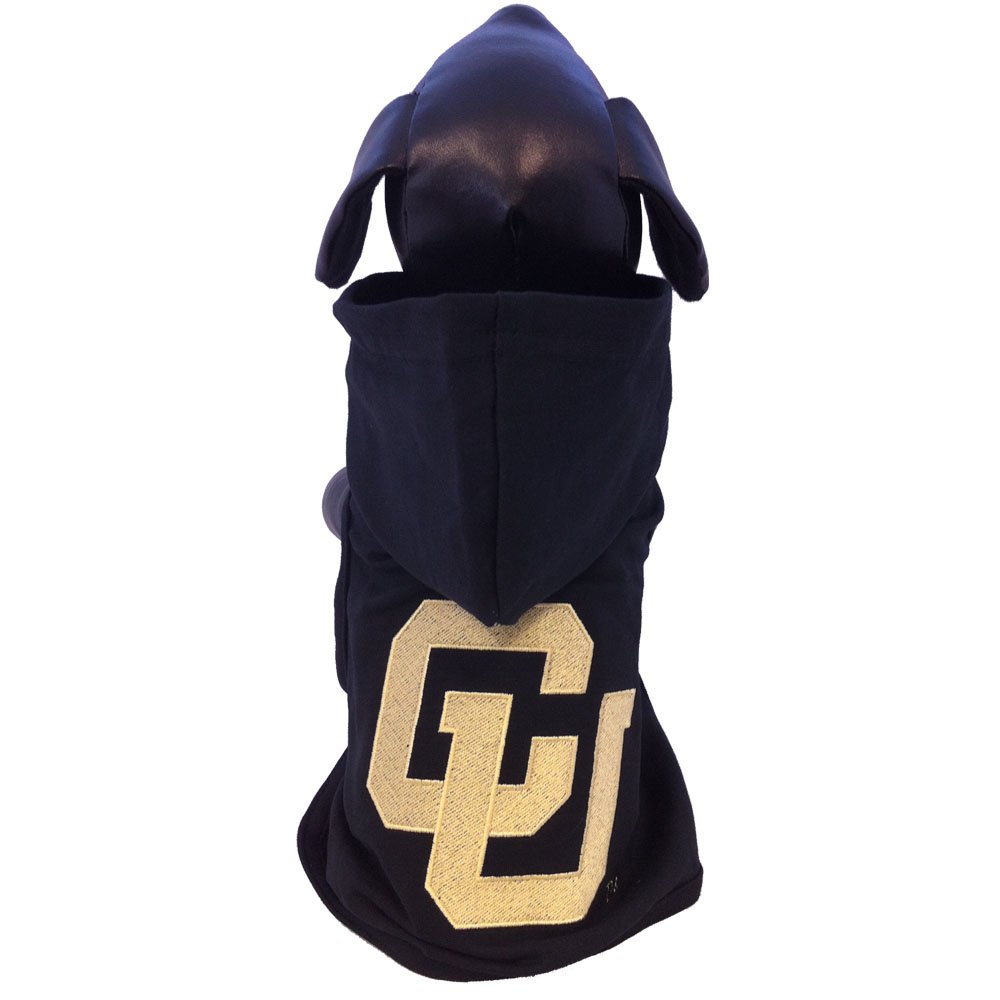 NCAA Colorado Buffaloes Collegiate Cotton Lycra Hooded Dog Shirt