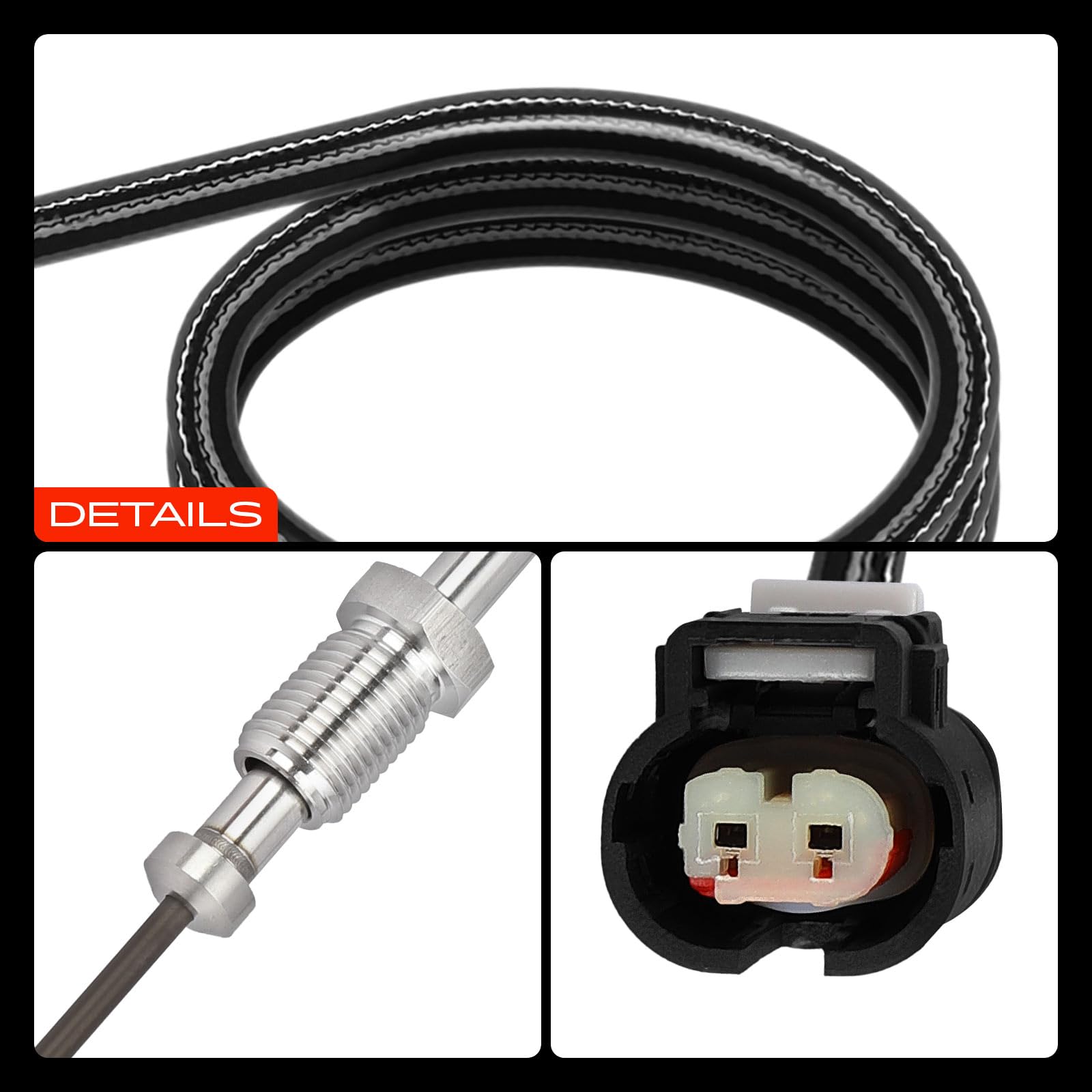Frankberg Abgastemperatur Sensor Nach DPF Kompatibel mit 2 Active Tourer F45 2 Gran Tourer F46 X1 F48 Min.i Cabriolet F57 Min.i Clubman F54 Min.i Countryman Replace# 13628570121