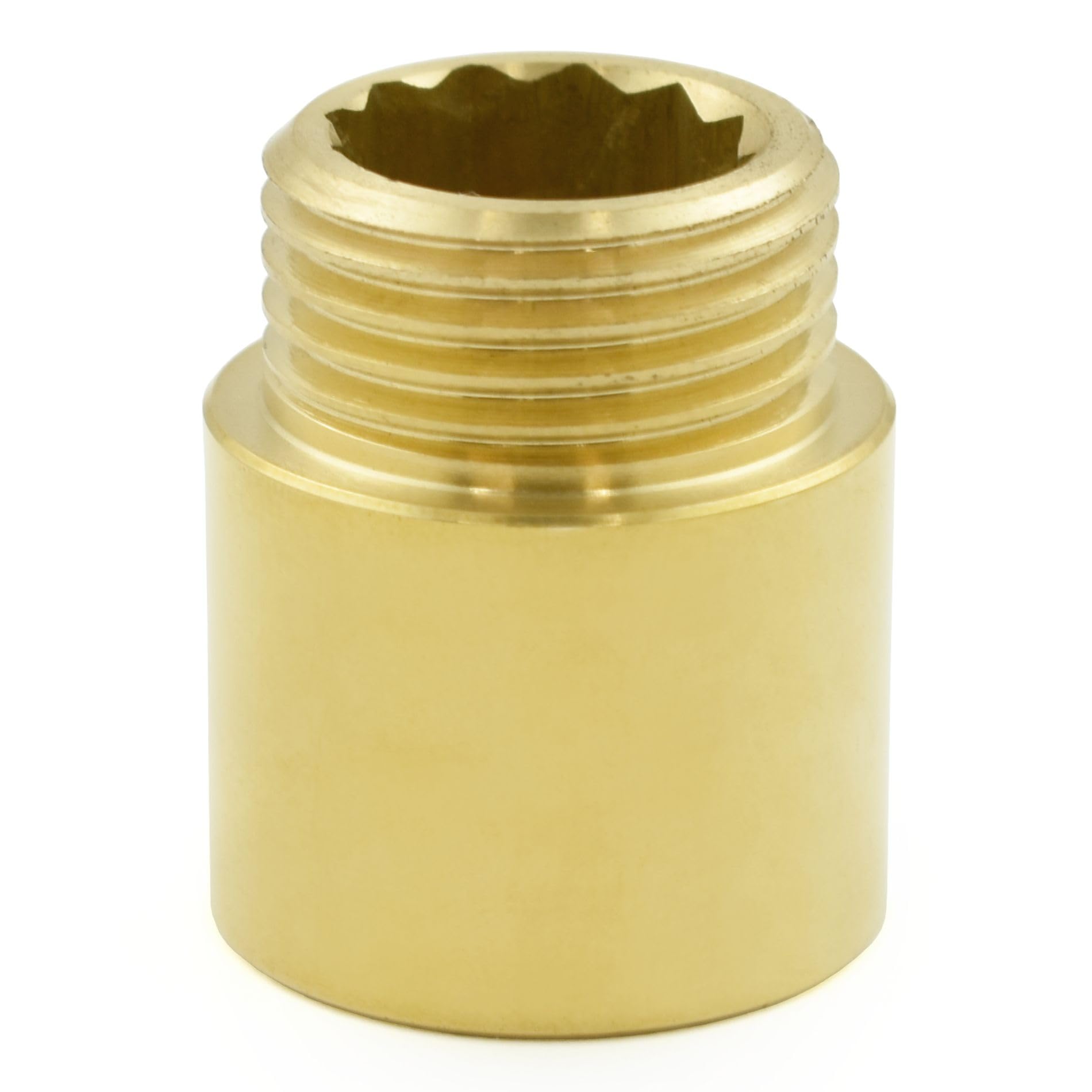 Hot Flow Unlacquered Brass | 20Mm Rigid Radiator Valve Extensions 1/2 Inch Bsp –