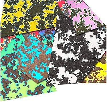 CBS Dichroic Splatter Assorted Glass Jewelry Pack Black 1lb.Bag 90 COE