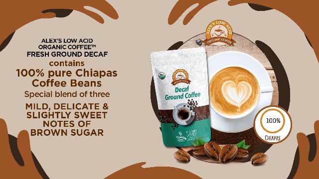 Amazon.com : Alex's Low Acid Organic Coffee 12oz Bag - Fresh