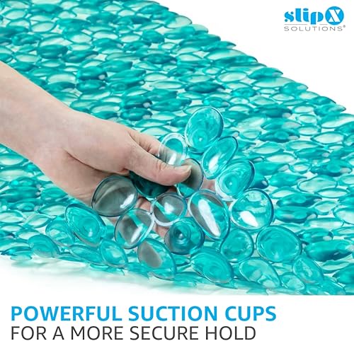 Miniatura 5 de SlipX Solutions Masajeador de pies profundos extra largo para bañera y ducha, 38 x 17 pulgadas, antideslizante, 188 ventosas, se siente muy bien en