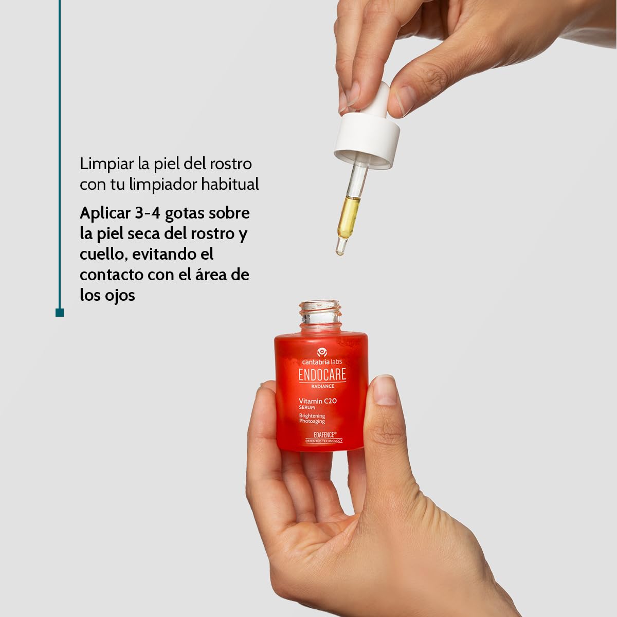 Cantabria Labs – Endocare Radiance Vitamin C20 Serum – 30 ml – Sérum Antioxidante con Vitamina C Pura – Reduce los Signos del Fotoenvejecimiento - 5