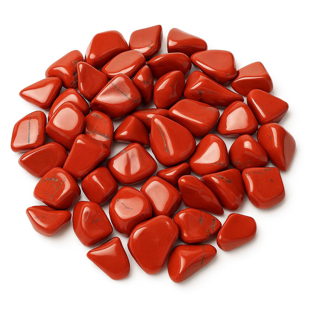 Red Agate Tumble/Pebbles Stone. for Reiki, Crystal, Vastu, Fang Shui Aura, Home Decor, Office Decor, Gifting, Good Luck, showpiece etc. (Red Agate, 900 gm)-image-34