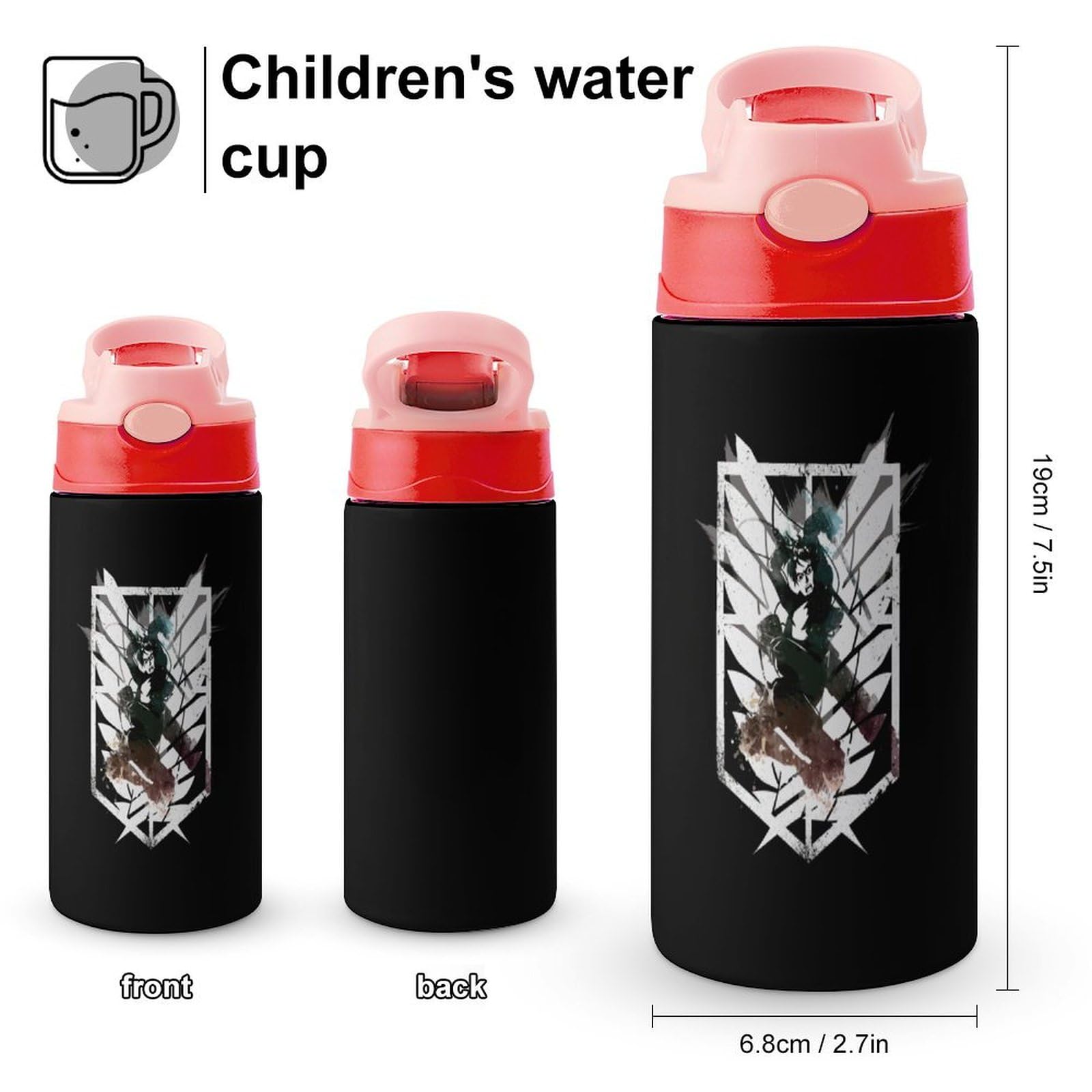 Amazon | 水筒 進撃の巨人 エレン・イェーガー 子供 魔法瓶 スポーツ