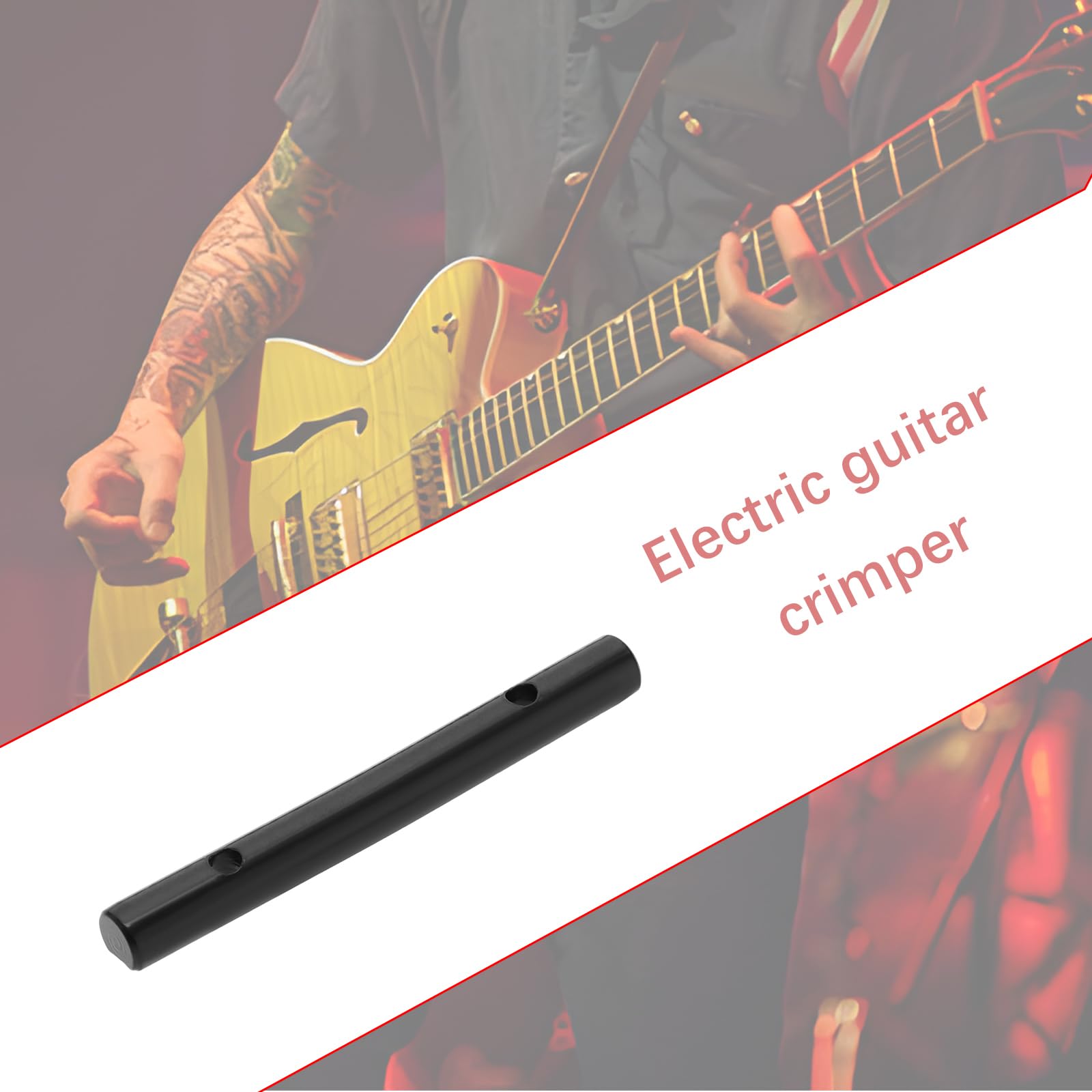 Be In Your Mind 2pcs String Retainer Bars Tension Bars with Mounting Screws 49x5.5mm for Electric Guitar Headstock String Retainer Tension Bar Tremolo System - Image 2