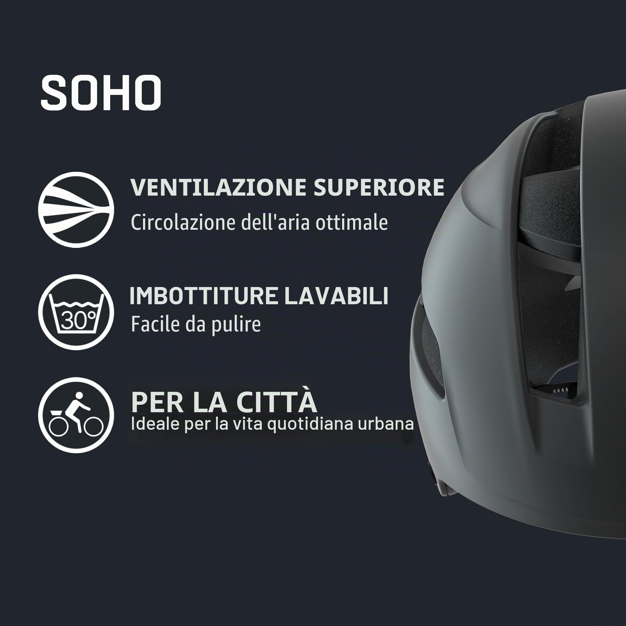 ALPINA Soho Helm 2025 Black Matt