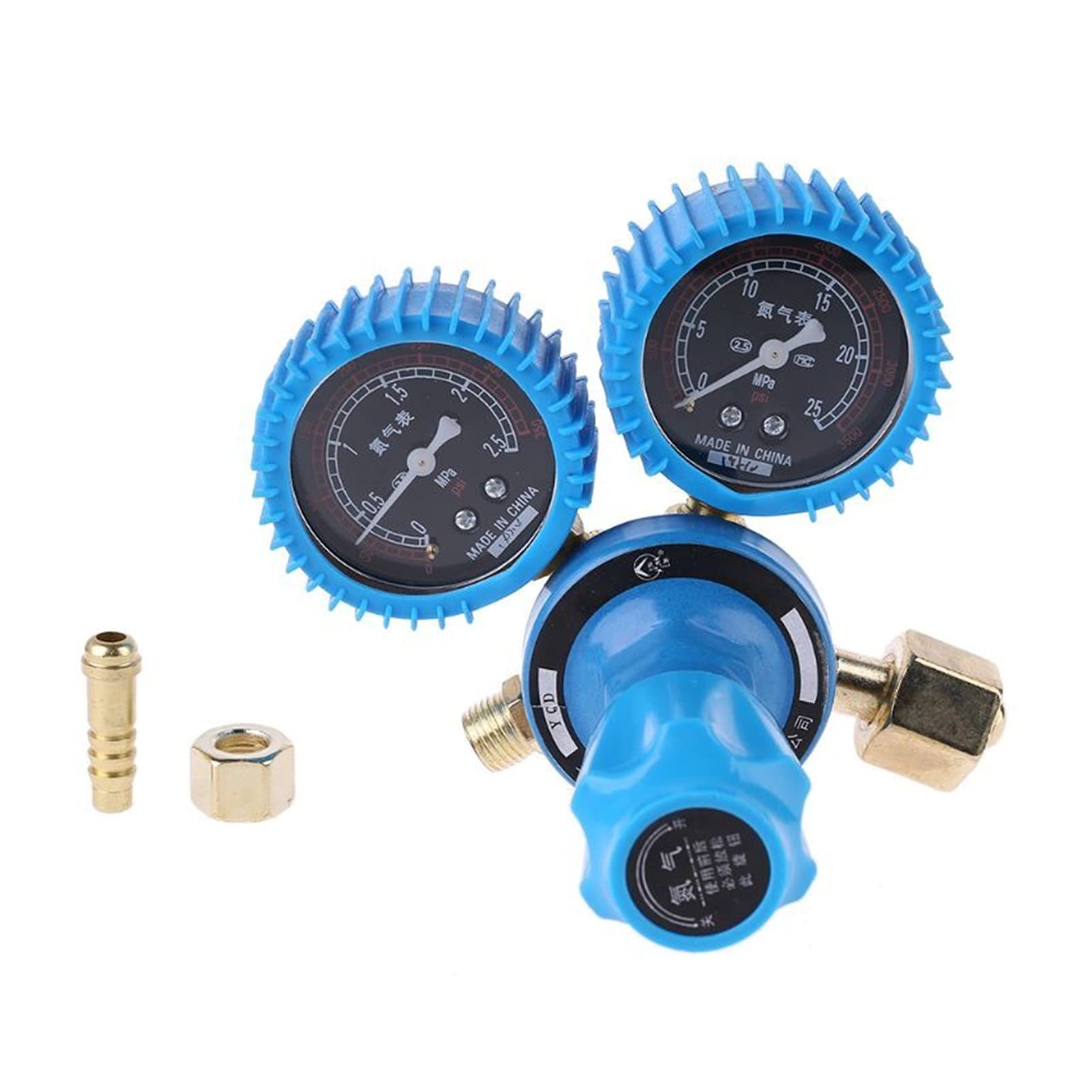 Gas Regulator Industrial Nitrogen Pressure Gauge,Welding Regulator Gauge Nitrogen Pressure Reducer Meter Nitrogen Regulator