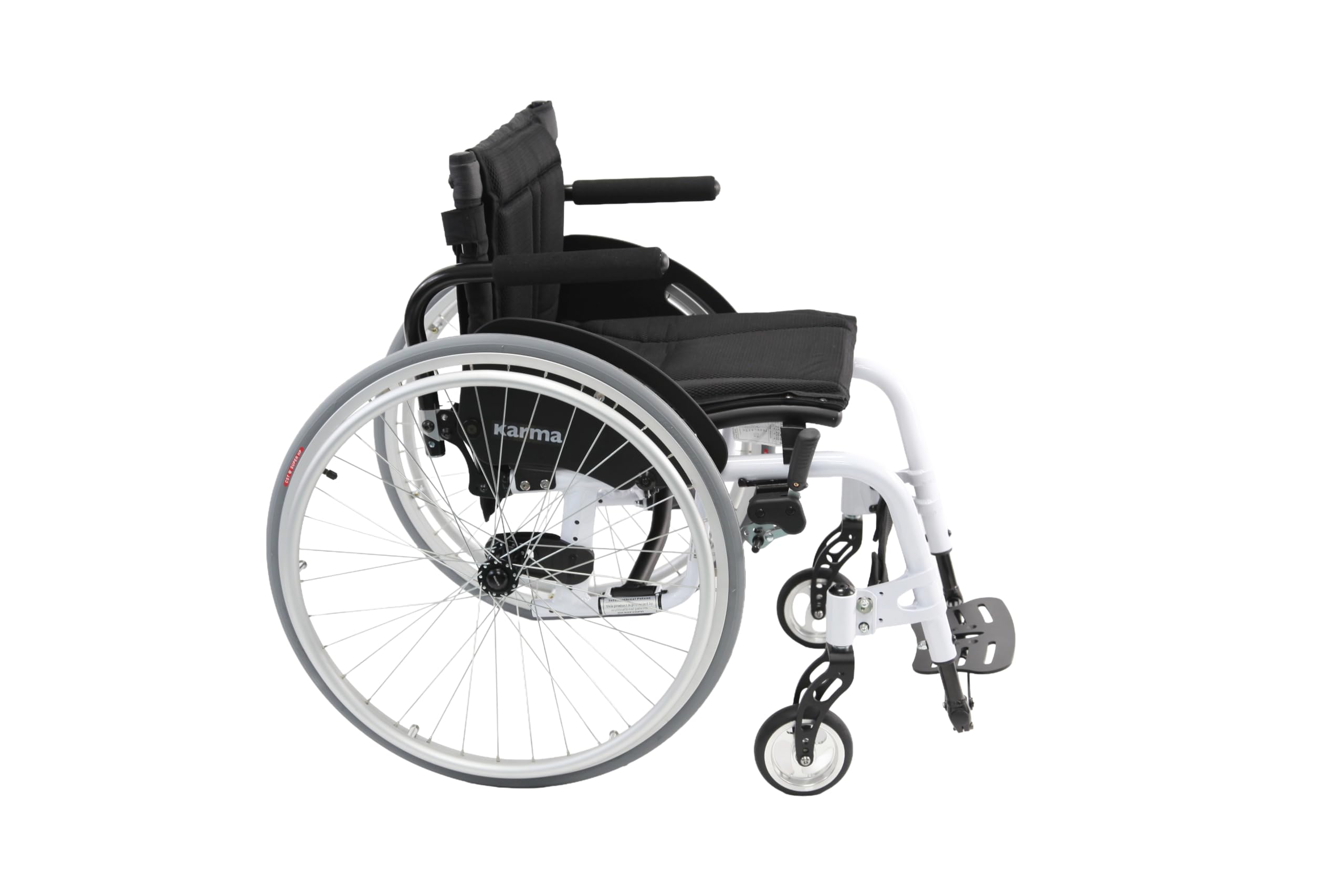 Amazon.com: Karman White Frame Ultra Lightweight Wheelchair, 18