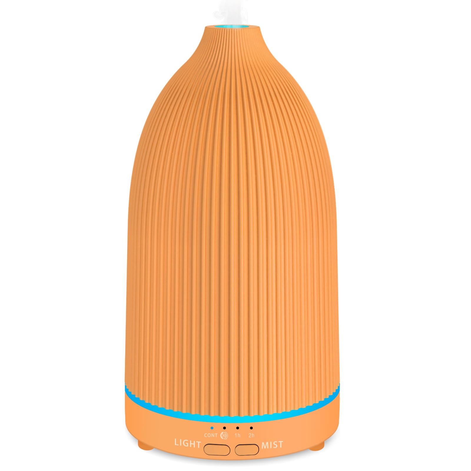 URPOWER Diffusore di oli essenziali da 100 ml ad ultrasuoni, umidificatore a nebbia fredda, con 7 luci LED, timer e spegnimento automatico, silenzioso, per aromaterapia, casa, camera da letto, ufficio