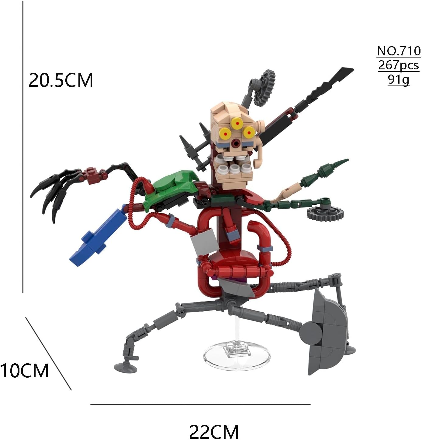 Chapter 5 Blocks, Prototype, Cham Lily Doll, Building Blocks, Figurine, Assembly, Toys, Miscellaneous Goods, New Characters, Surround Toys, Complete Set, 861 Pieces