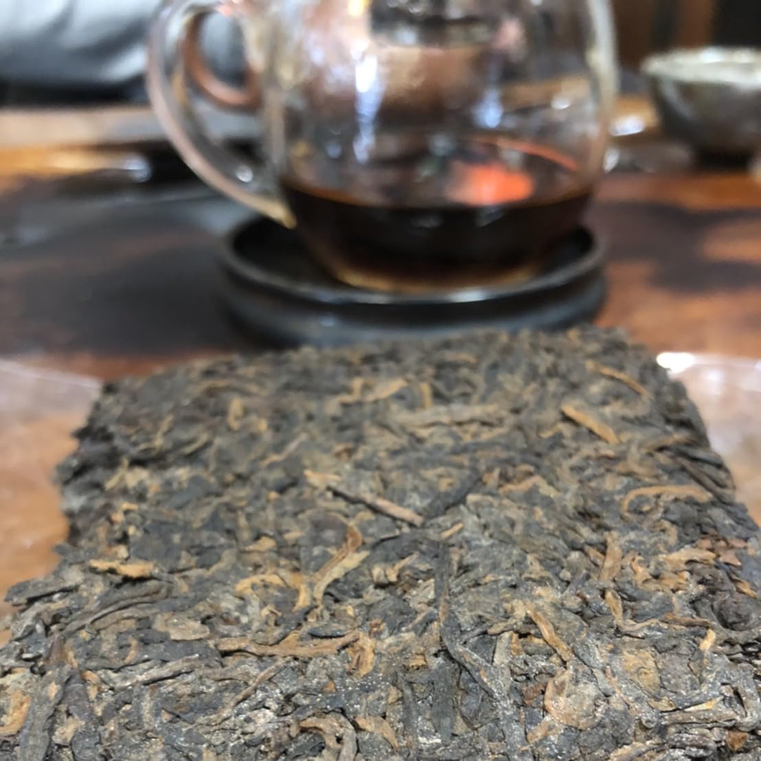 Pu-Erh tea,1990s,Menghai/Aged Pu’er Ripe Tea Brick,250g,Ripe