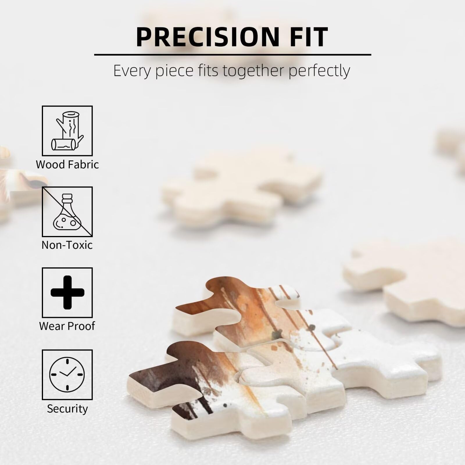 Animal Puzzle Bovins des Highlands 3000 Pièces Adultes,DIY Puzzles Art avec Boîte d'emballage et Photos de Référence,Relaxation/Soulagement du Stress/Jeux Amusants,Creatif Cadeau pour Femme M-1468