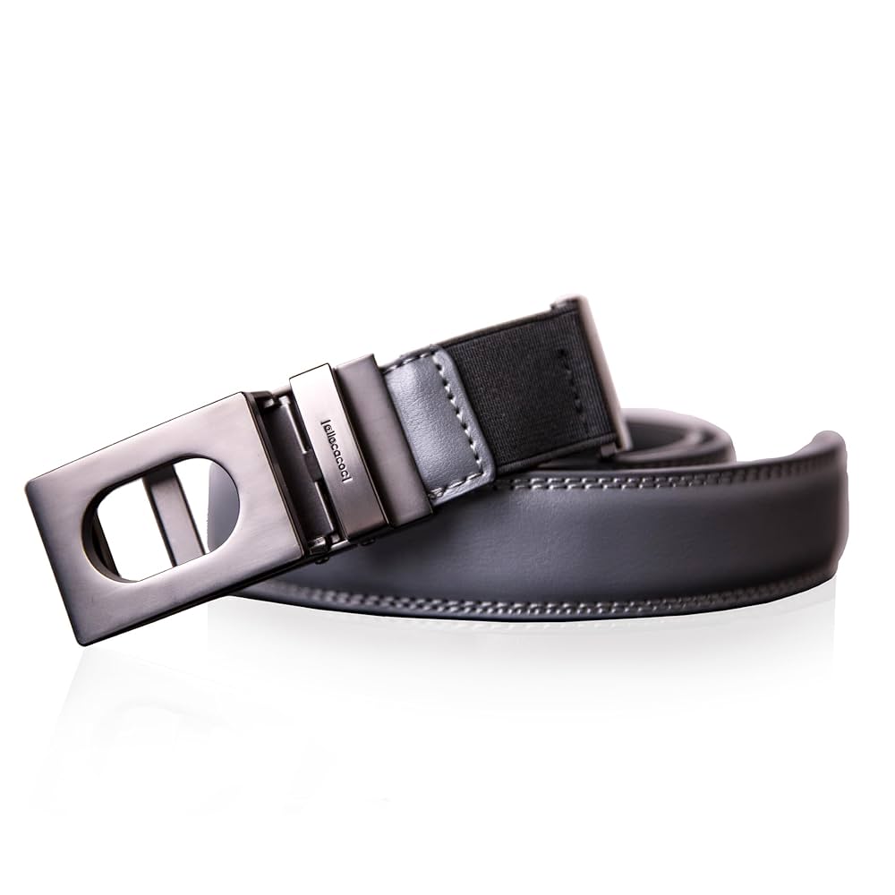 黒 ストレッチベルト 円形バックル Amazon | [デザインネスト] ストレッチベルト StretchBelt 本革