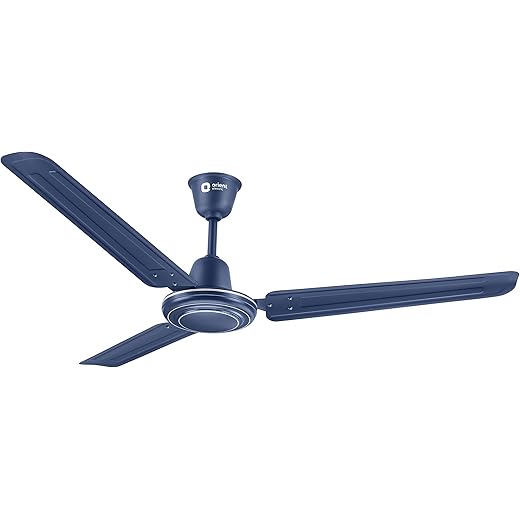 Orient Electric Apex-FX 1200mm Ceiling Fan for Home| BEE Star Rated Energy Efficient Fan| Rust Resistant | Strong and Powerful Motor | 2 Years Warranty by Orient | Blue - Pack of 1