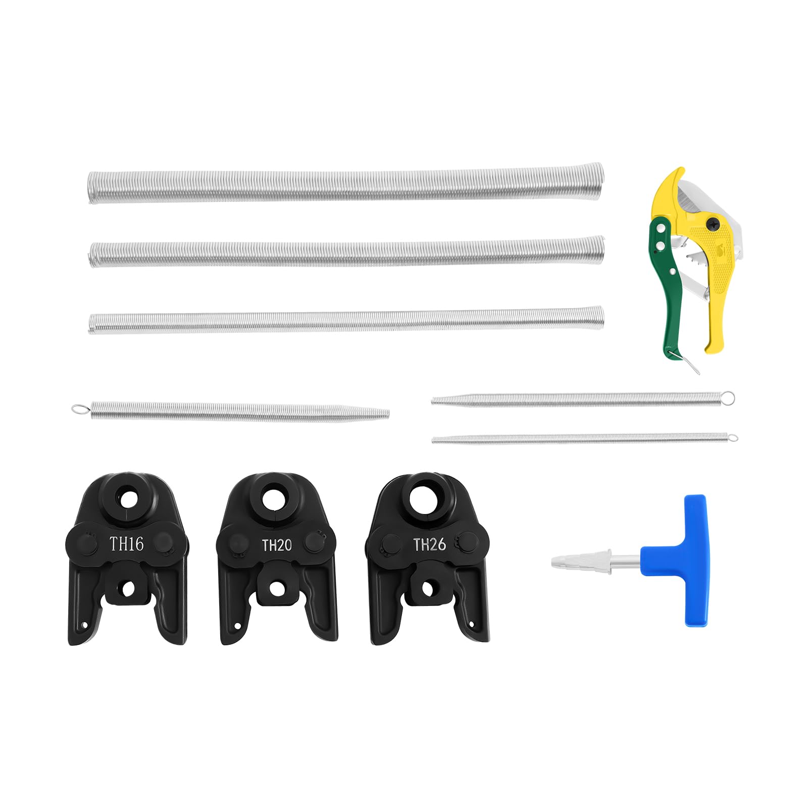 TH 16-20-26 - Pinza de presión para tubos compuestos de aluminio, tubos de aluminio y plástico, tubos PEX/PB, accesorios de cobre
