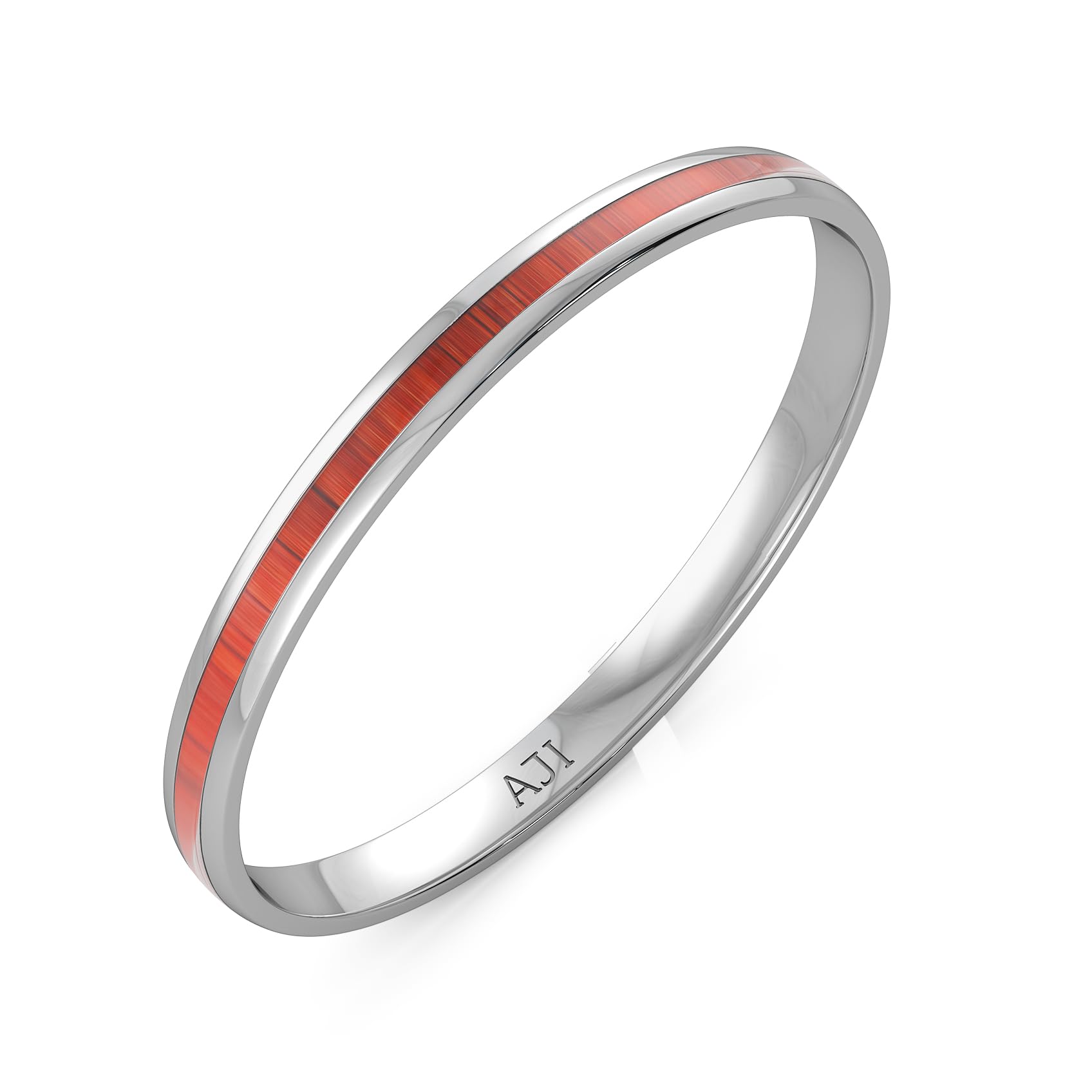 Joyalukkas 925 Purity High Polished Silver Kada/Cuff For Boy And Men