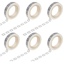 6 Pcs Checkbox Washi Tape, 8MM Thin Self Adhesive Craft Planner Tape for Home, School, Office, DIY, Scrapbooking, Gift Wrapping, Photos