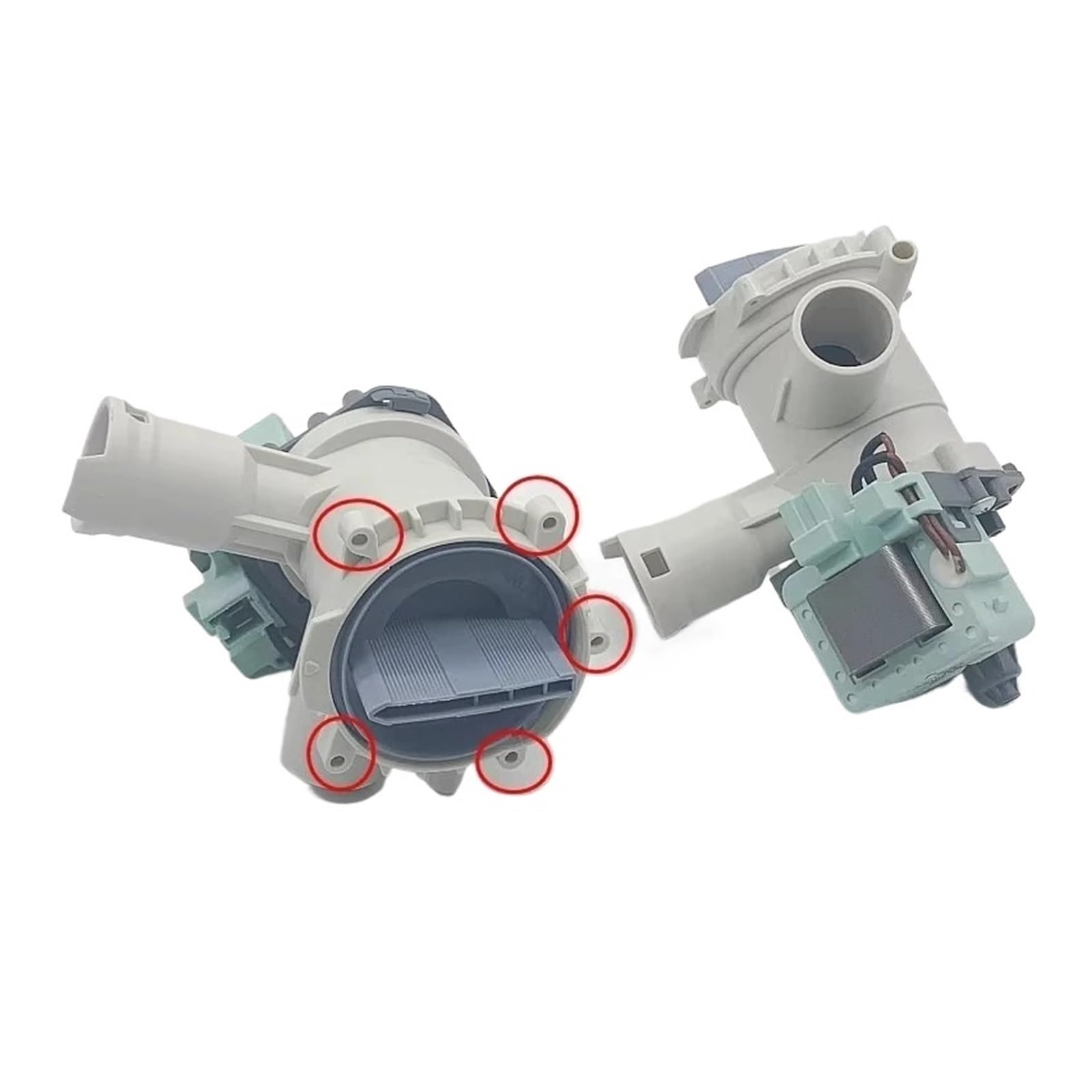 Lwuybczalr A (White) Drain Pump Motor,Compatible For Siemens，Compatible For Bosch