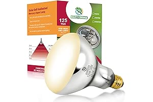 125W Mega Ray Mercury Vapor Reptile Heat Lamp