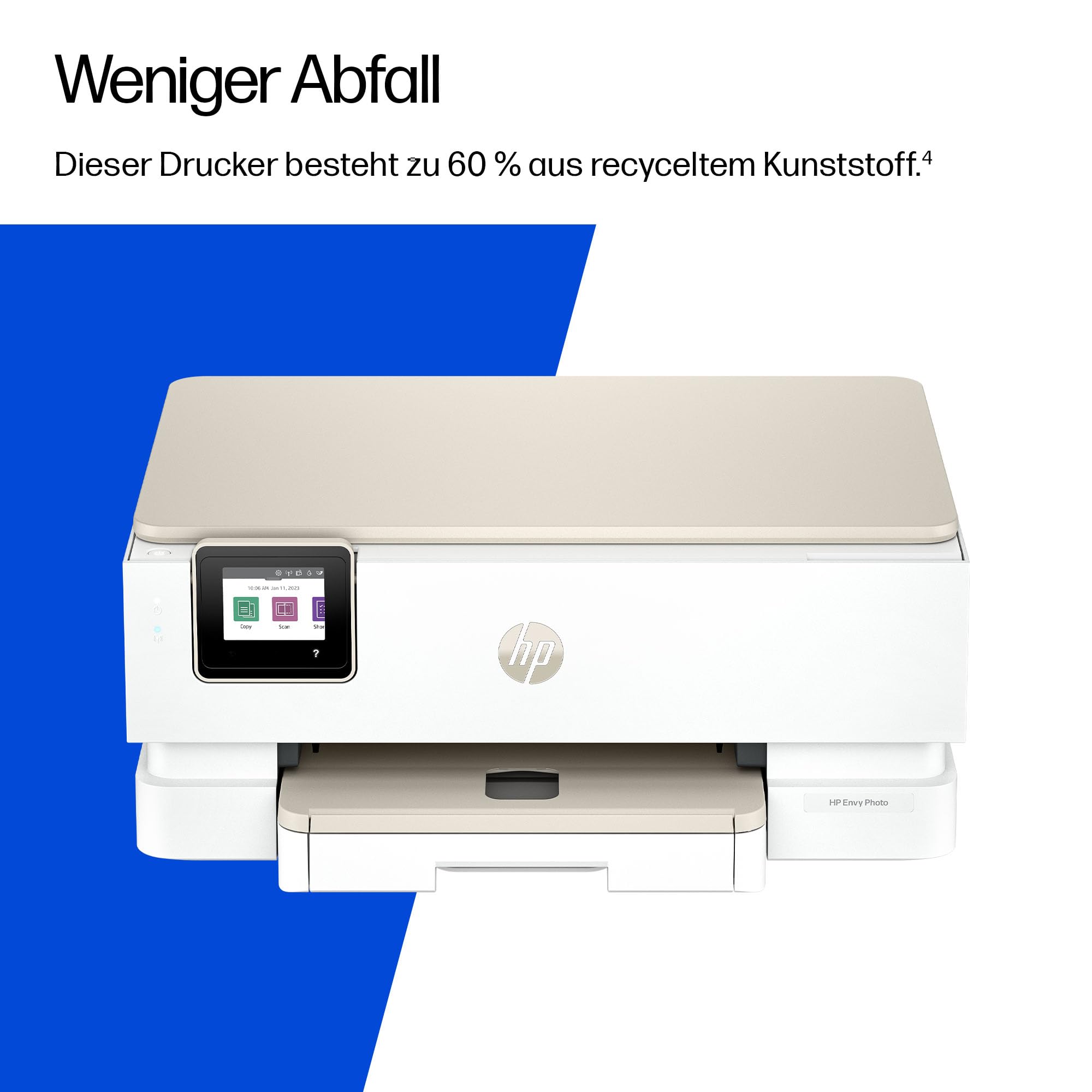 HP Envy Photo 7230 Multifunktionsdrucker Tintenstrahldrucker DIN A4 WiFi USB Drucken Scannen Kopieren Fotodruck