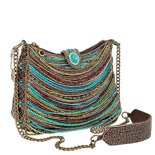 Mary Frances Sway with Me Beaded Crossbody Handbag – Boho Chic Purse with Vibrant Color Pop, Multicolor2