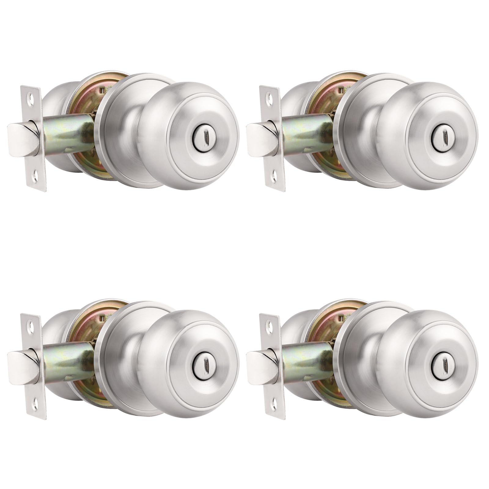 Probrico Matte Black Door Knobs - 6 Pack -29 Probrico Matte Black Door Knobs - 6 Pack -29