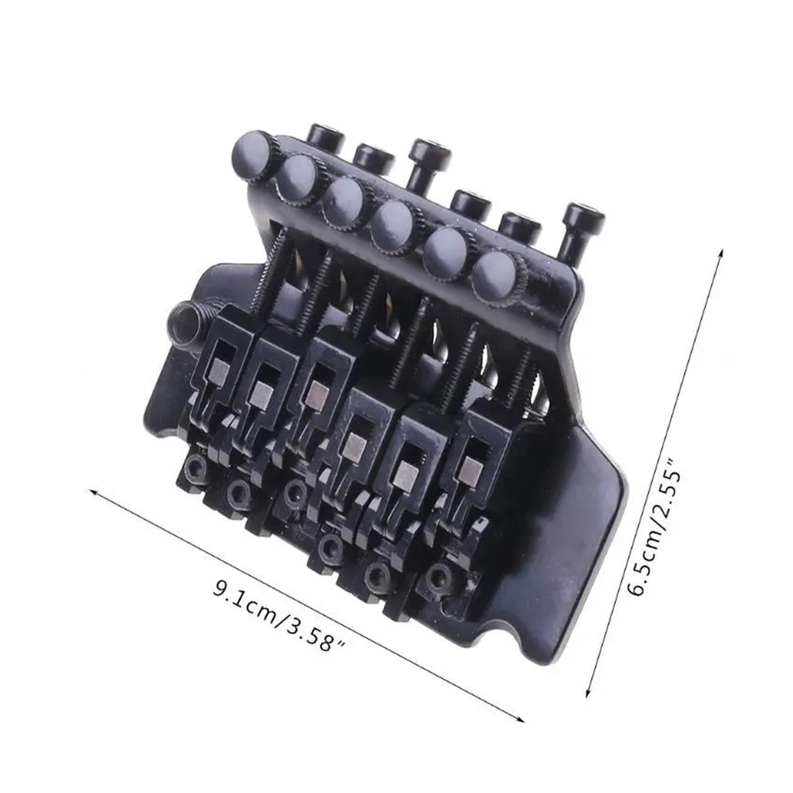 1 Zestaw Akcesoriów Do Gitary Elektrycznej Bk Tremolo Bridge Z Podwójnym Zamkiem Mostek Gitarowy