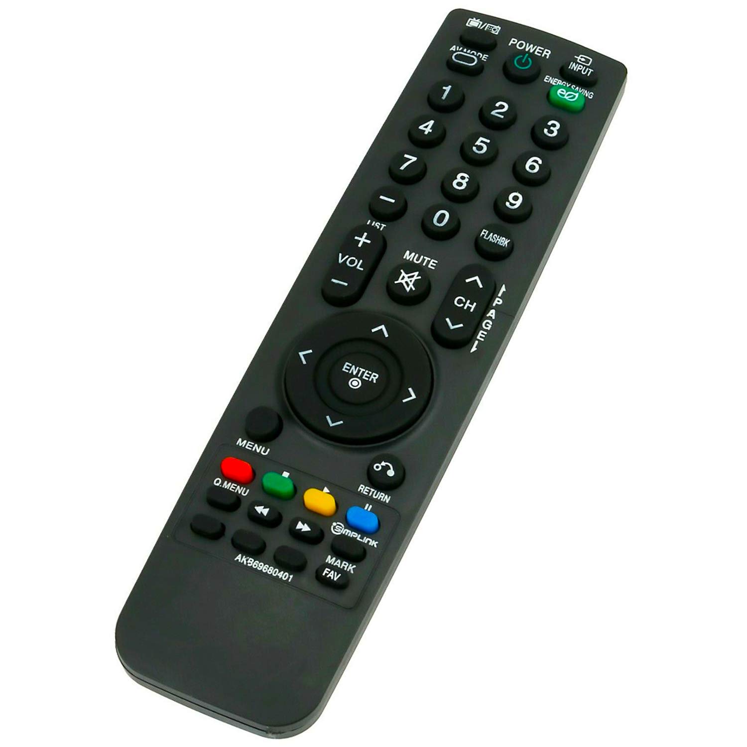 Replacement Remote Control For LG TVs - Model AKB74115501, Fits 55LE5500, 55LS4500, 47LV5500 & More