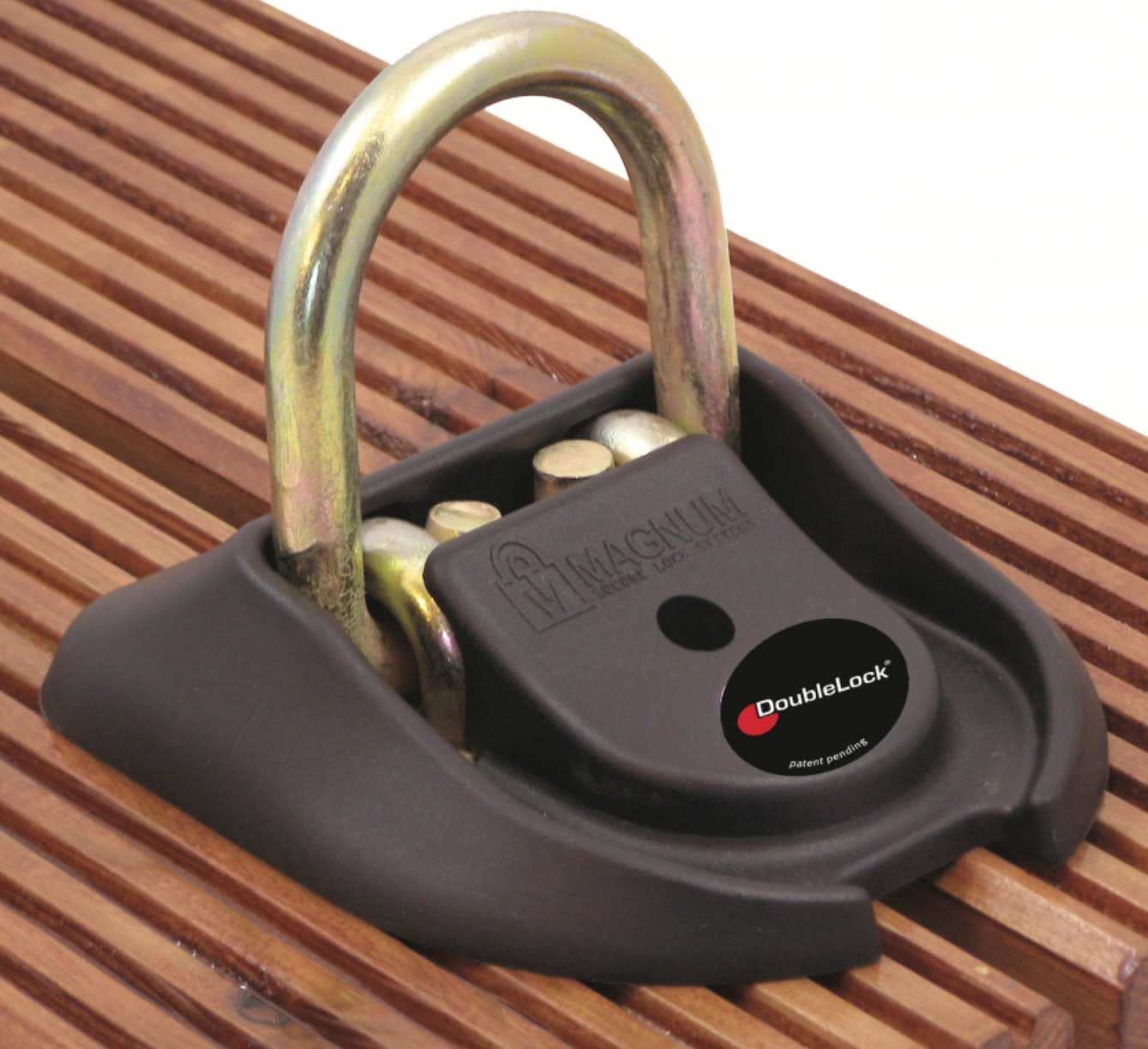 merk 090-080 DoubleLock Dock Lock, Nero