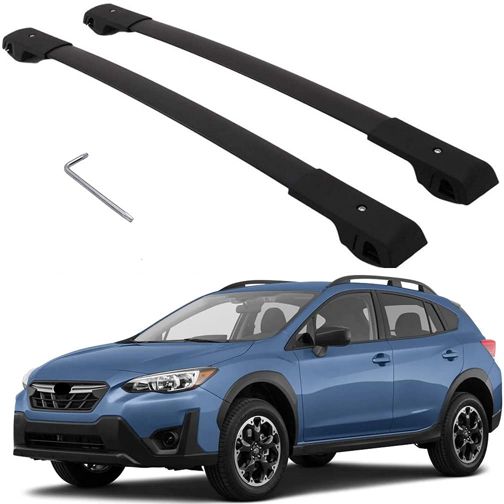 Photo 1 of SAREMAS Cargo Racks for Subaru XV crosstrek 2013-2022 2023 Roof Rack Rail Cross Bars Luggage Carrier(fit The car with Side Rail)